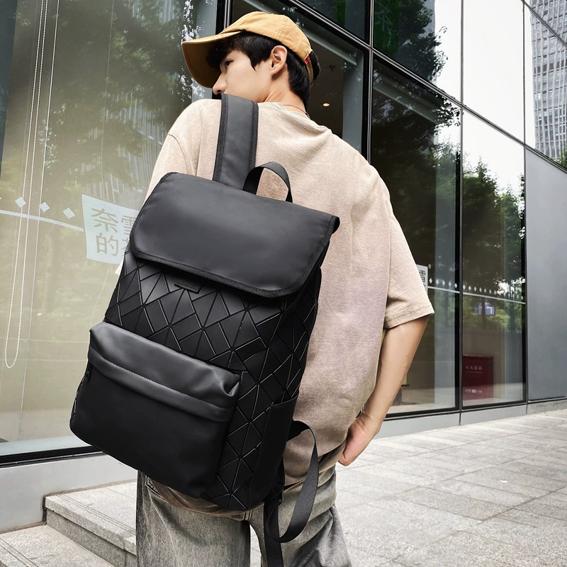 Backpack, fashionable capacious laptop for leisure, universal school bag for elementary school students, simple and elegant design