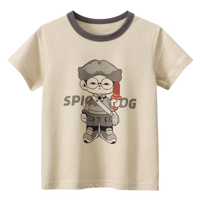 27 Ropa infantil para niños verano nueva oferta especial Camiseta de manga corta para niños ropa para niños suministro transfronterizo entrega de una pieza