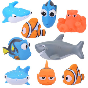 Cross-Border Amazon Children's Water Bath Toy Undersea Animal Bathroom Spray Baby Pinch Fun Marine Life