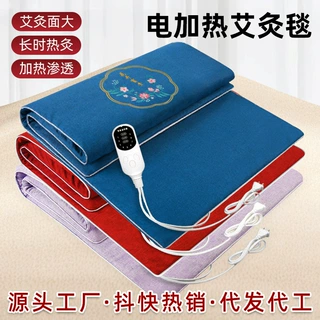 定制艾灸毯加热坐垫毯电热毯艾草褥子全身敷毯床垫理疗毯秋冬热敷