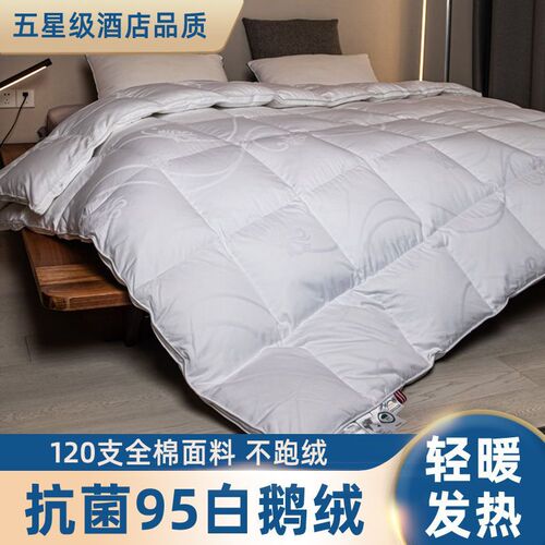 hot export Japan down duvet 95 white goose down quilt core single and double person spring and autumn cotton quilt duck down thickening warm 