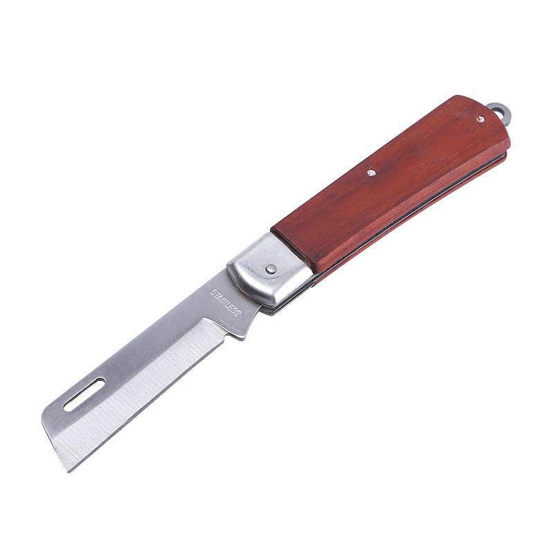 Cuchillo eléctrico especial de acero antiguo cuchillo de cable aislante estilo cuchillo artístico cuchillo plegable especial de limpieza de almacenamiento