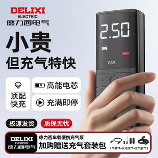 Delixi Electric Car Wireless Air Pump Car Portable Air Pump Electric Tire High Pressure Pump