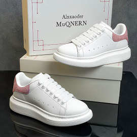2023新款春秋爆款苏麦昆小白鞋女鞋胭脂粉色运动韩版厚底百搭板鞋