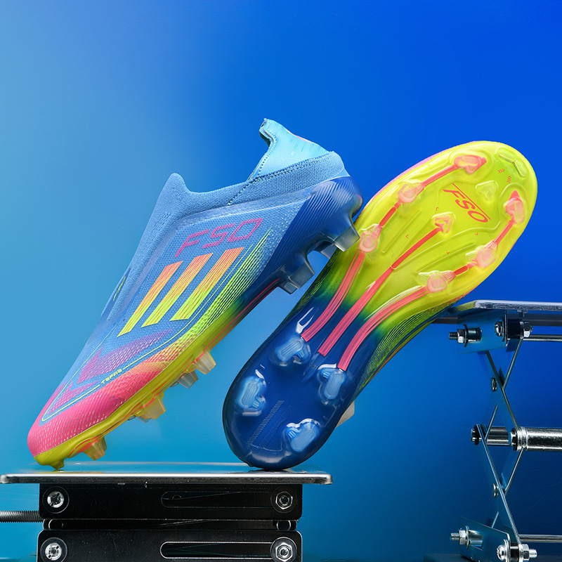 Zapatos de Fútbol de Corte Bajo F50 en Cuero Sintético y Caucho, para Césped Artificial