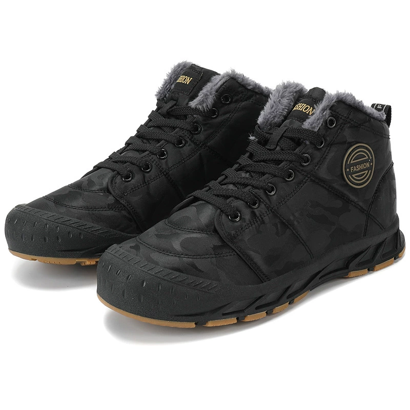 Новые зимние теплые утепленные хлопковые ботинки на флисовой подкладке, низкие короткие сапоги, мужская обувь больших размеров, зимние сапоги, производитель, дропшиппинг