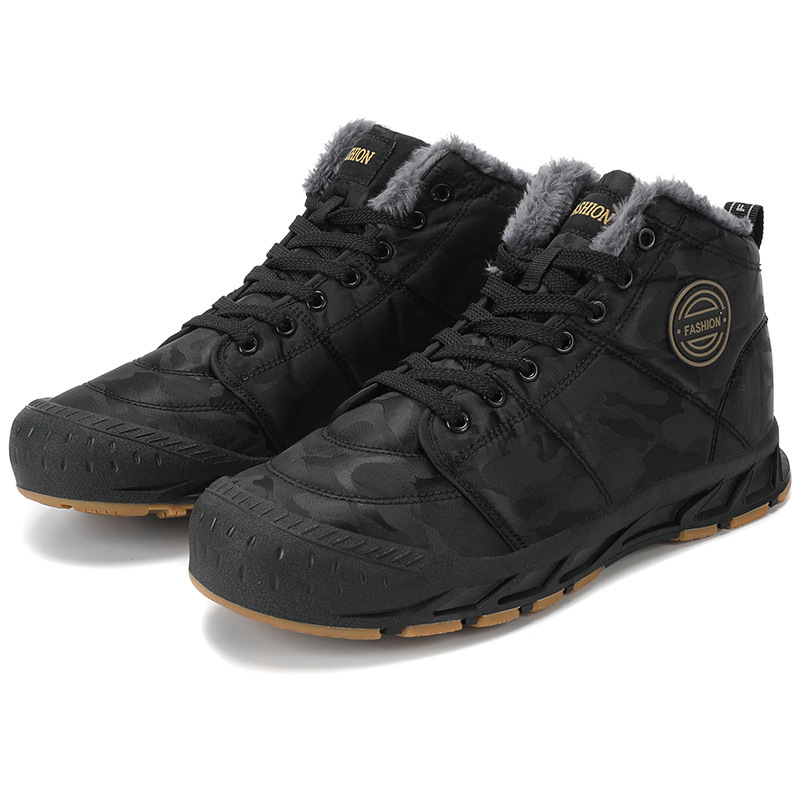 New Winter Warm Fleece-Lined Thickened Cotton Shoes Cross-Border Low-Top Short Boots Men's Shoes Large Size Snow Boots Manufacturer Dropshipping New Winter Warm Fleece-Lined Thickened Cotton Shoes Cross-Border Low-Top Short Boots Men's Shoes Large Size Snow Boots Manufacturer Dropshipping