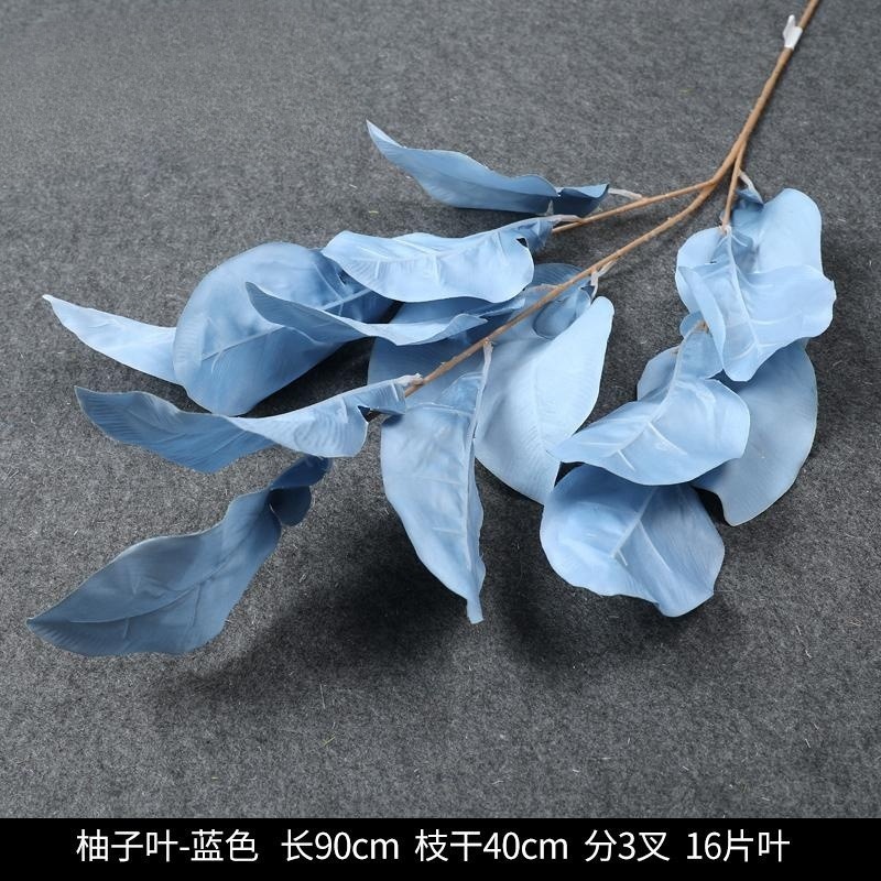 蓝色系仿真花婚礼婚庆场地场景布置道具装饰花艺花材花束假花批发|undefined