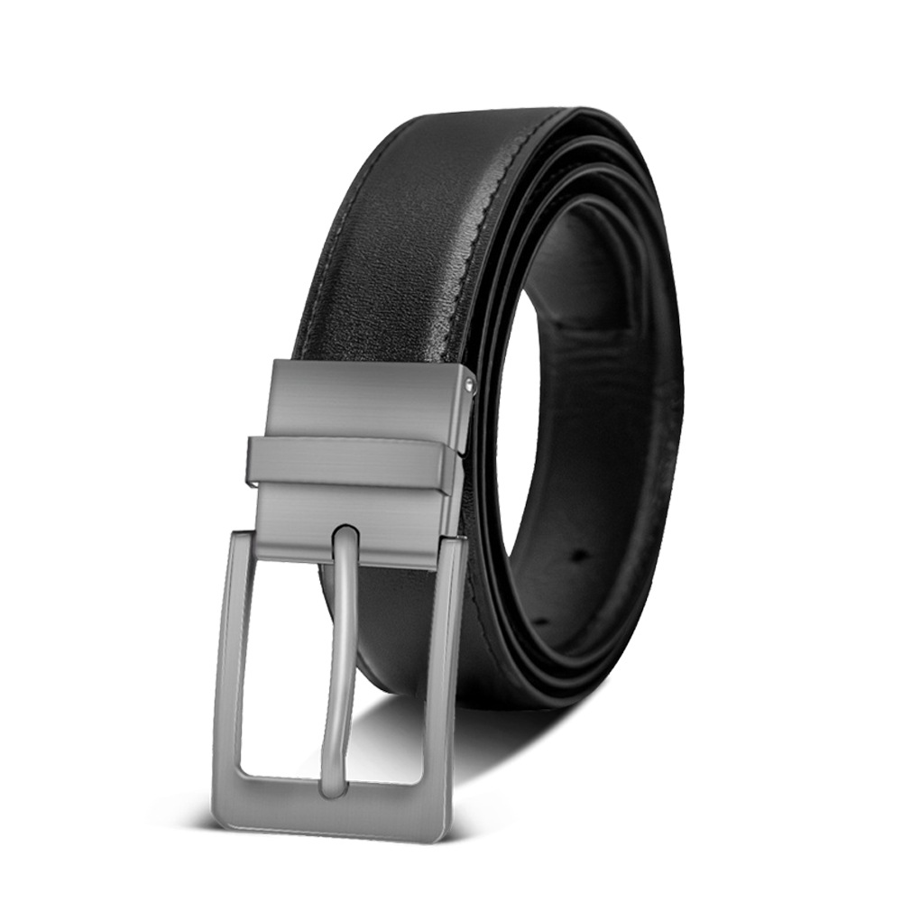 cinturón de hombre cinturón de aguja cinturón de cuero de vaca cinturón de negocios cinturón de cuero pu cinturón al por mayor [enviar perforador]