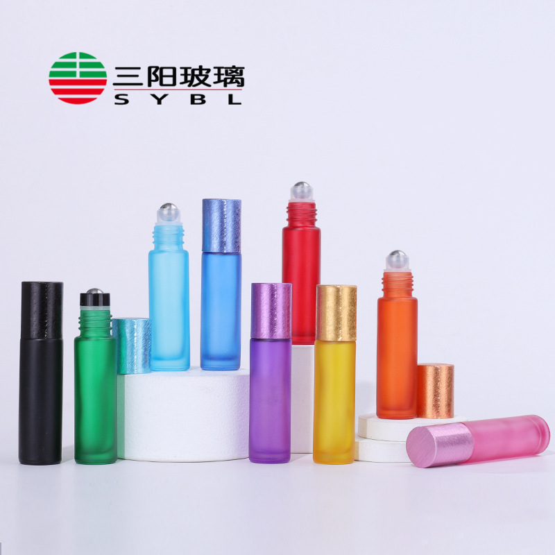 In-Stock 10ml Frosted Colored Glass Roller Bottle for Essential Oils, Perfume, Eye Cream, Lip Oil, Travel-Sized Dispensing Bottle In-Stock 10ml Frosted Colored Glass Roller Bottle for Essential Oils, Perfume, Eye Cream, Lip Oil, Travel-Sized Dispensing Bottle