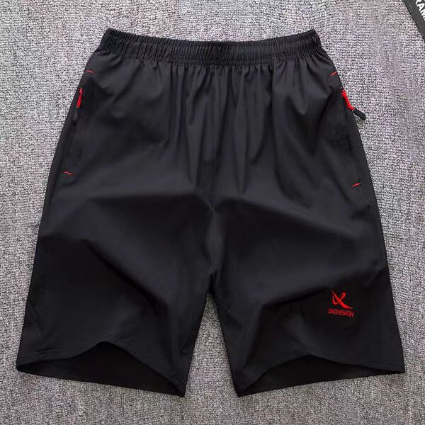 Summer silk elastic shorts