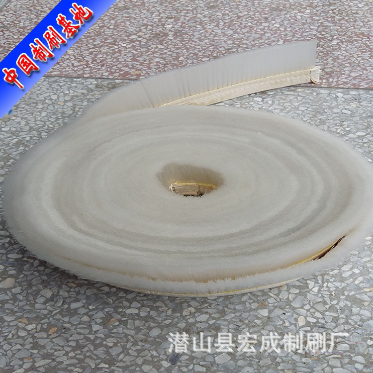 厂家供应雕刻机防除罩布边毛刷  密封挡水刷 H型铝合金条刷