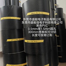 电器透气散热网黑色PVC0.5mm厚1.5mm孔*2.3P300mm宽卷料