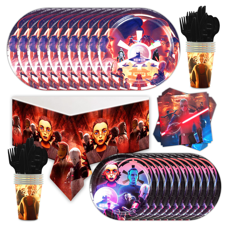 Star Wars: Empire Legends Theme Party Decoration Science Fiction Paper Tray Paper Cup Paper Towel Disposable Tableware suit