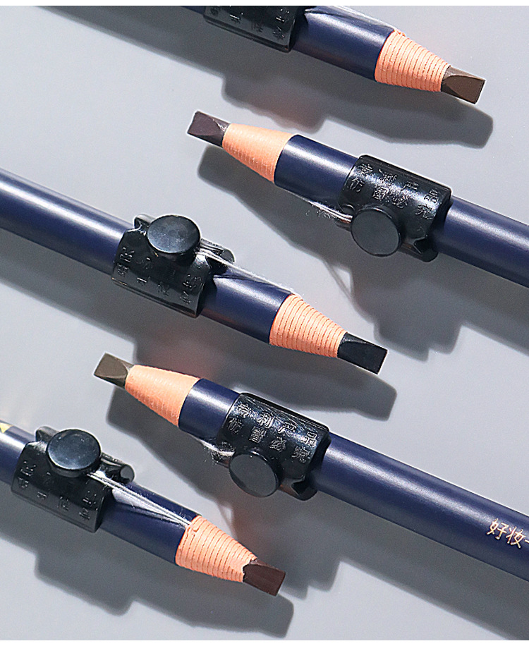 This genuine and excellent makeup product features a one-finger-pull eyebrow pencil that is waterproof, sweat-proof, natural and long-lasting without smudge. It is specially designed for makeup artists undefined