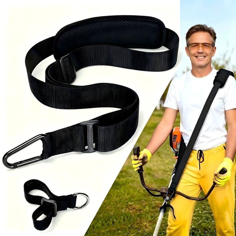 New Model Lawn Mower Shoulder Strap Garden Lawn Weeder Side-Mounted Strap Snow Blower Fixing Strap Harness Strap New Model Lawn Mower Shoulder Strap Garden Lawn Weeder Side-Mounted Strap Snow Blower Fixing Strap Harness Strap
