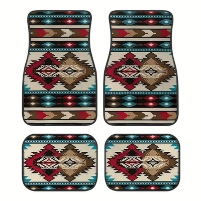Mat Carpet Four-piece Set | Avtomobil döşəmə paspasları - new-car-floor-mats-67-3344cm-two-piece-pack