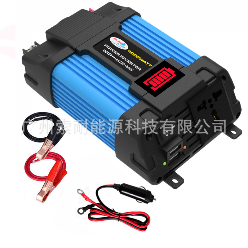 【新品】跨境车载逆变器300W 500W 12V转110V 220V Car Inverter