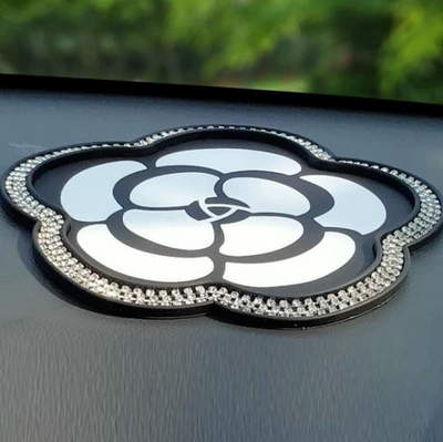Car Ornament Made of Silicone Material — Anti-slip mat - camellia-drill-pad