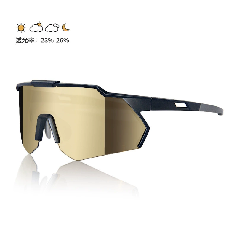 Мужские и женские велосипедные очки с прозрачной белой рамой