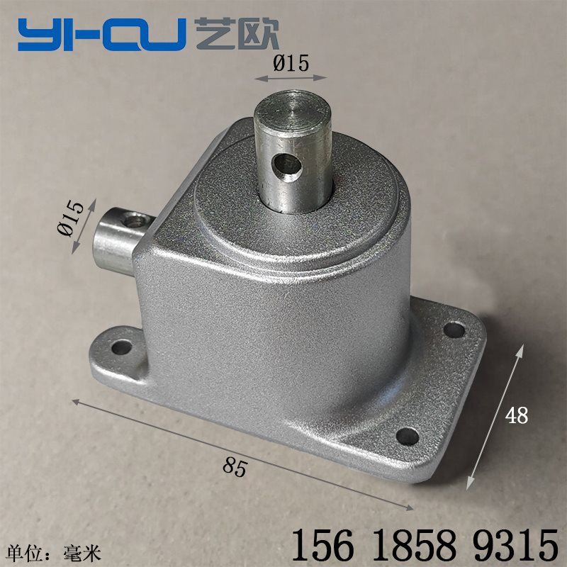 直角换向齿轮箱  小型转向器  90度 伞形齿轮 速比1比1  锥齿轮