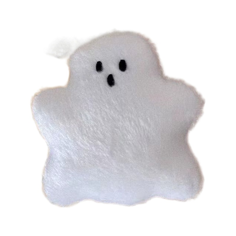 Divertido blanco pequeño fantasma mochila colgante muñeca Linda bolsa de peluche adornos accesorios muñeca ins llavero