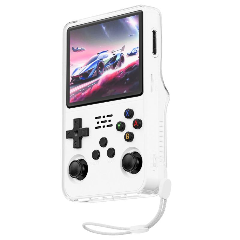 適用ハンドヘルドゲーム機R36S保護ケース一体TPUソフトシェルアンバーニックR36S透明保護ケース|undefined