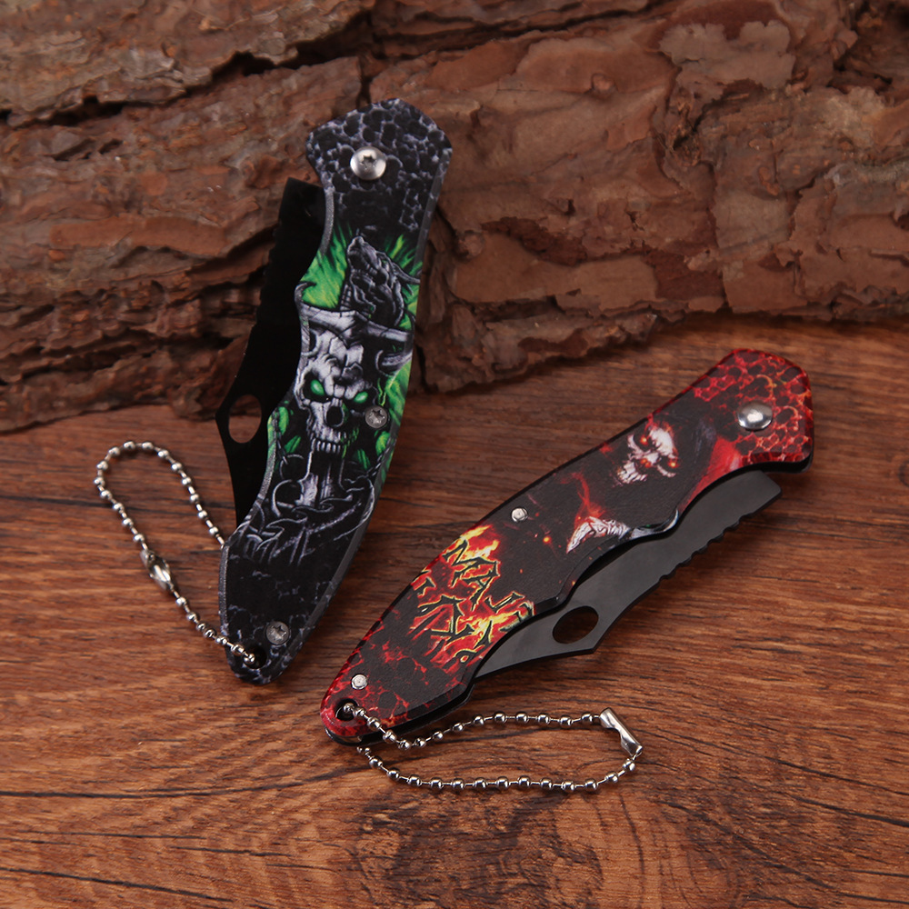 Stainless Steel Folding Fruit Knife, Small Sharp Blade with High Hardness—Perfect for Cutting Melons and Fruits; Compact, Portable Outdoor Design with a Convenient Handle—Foldable Meat Cutter