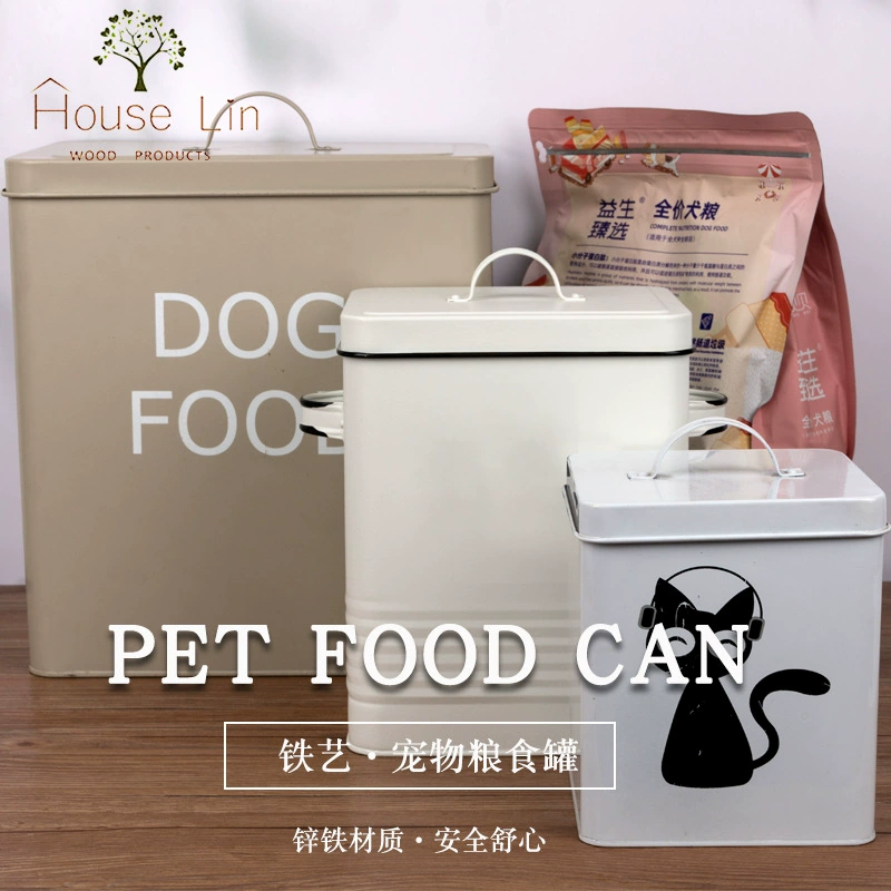 Производители напрямую поставляют цинковые железные банки для домашних животных