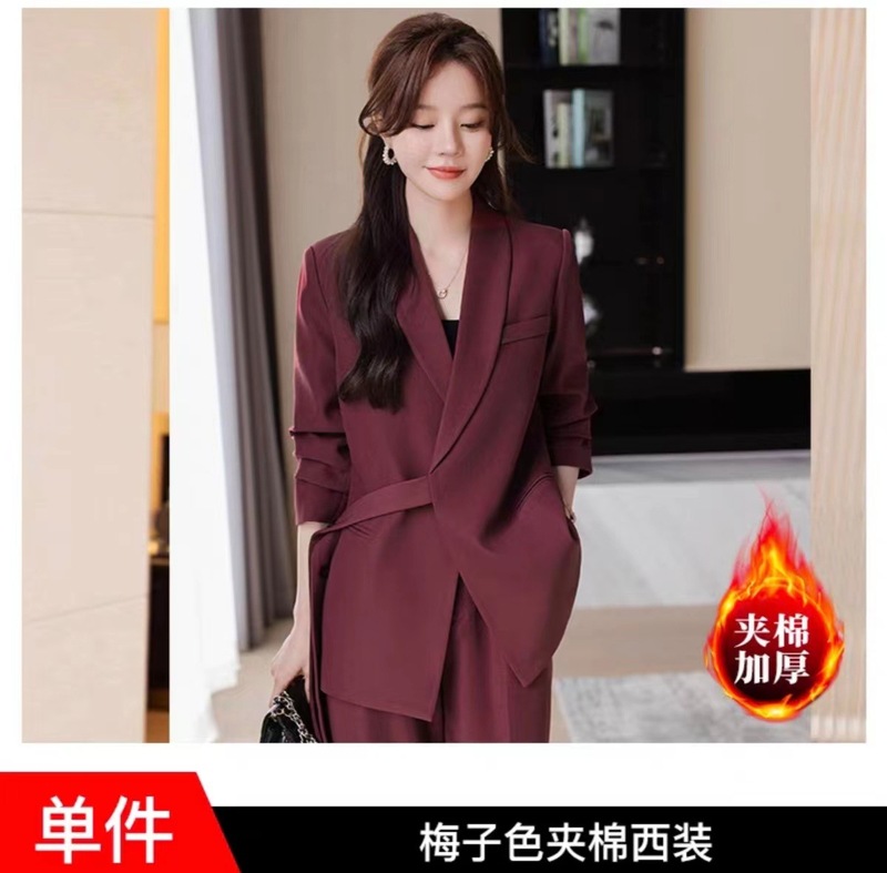 西装套装女装高级感职业装正装时尚休闲西服外套西装女阔腿裤套装|undefined