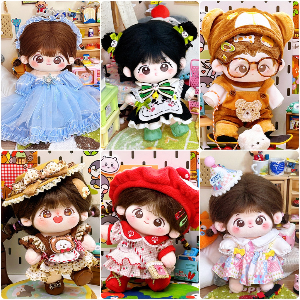 Una pieza de 10cm20 cm ropa de muñeca de algodón ropa al por mayor ropa de muñeca barata venta directa de fábrica