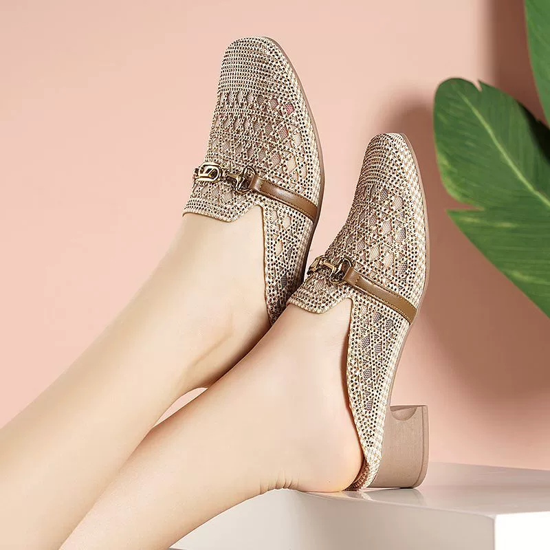 Элегантные Slip-on лоферы с мягкой подошвой в черном, абрикосовом и бежевом для 2025 года