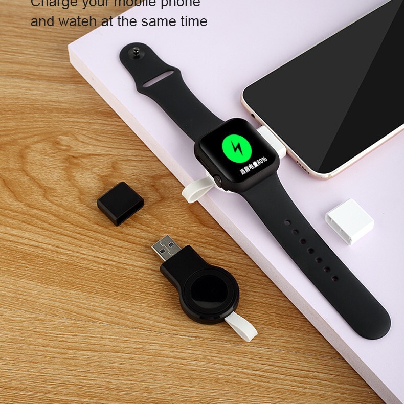 Watch Wireless Charger Is Suitable for Apple and Samsung Mini Models with Type-C and USB Interfaces for Magnetic Flash Charging