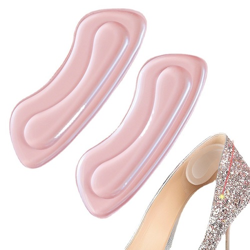 PU transparent heel stickers for women, anti-wear foot stickers, anti-falling half size foot pads, heel stickers for high heels, shoe pads for men