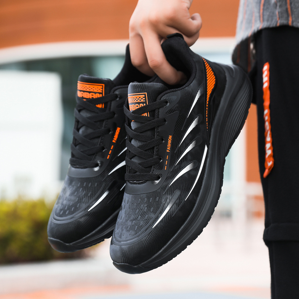 Otoño tendencia de zapatos de hombre moda juvenil fabricantes de zapatos deportivos al por mayor suela gruesa ligera y transpirable zapatos deportivos de altura baja