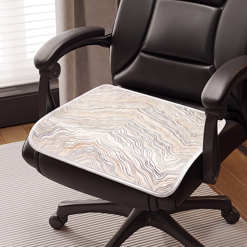 Verano silla de seda de hielo cojín de oficina ventilada antideslizante cojín de verano 2024 nuevo cojín de silla de comedor cojín taburetes