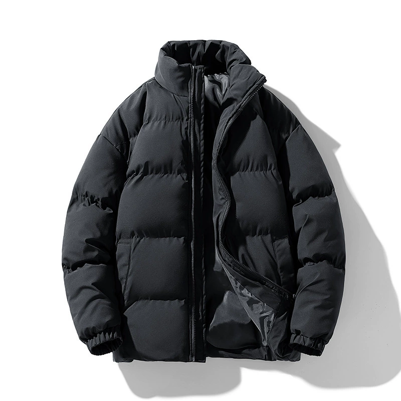 Oversize зимнее утепленное пуховик для подростков, усиленная теплоизоляция, высокий воротник, размеры M–3XL, черный/кремовый/кофейный