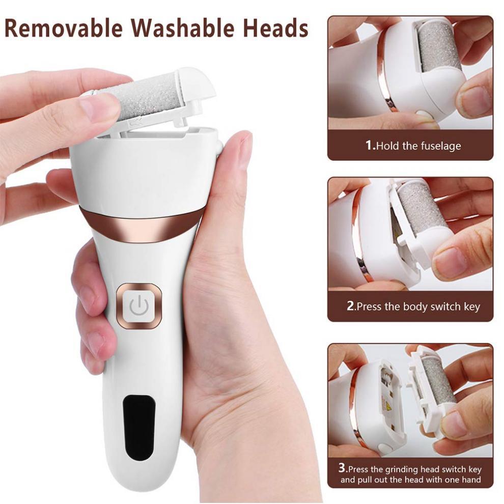 New Electric Foot Grinder Beauty Foot Peeling Machine USB Charging Beauty Pedicure Tool Feet Pedicure Dead Skin Callus Remover