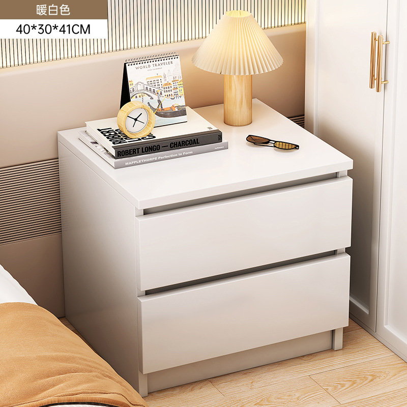 Escritorio de cabezal de cama dormitorio simple pequeño estante doméstico simple moderno armario de almacenamiento armario de almacenamiento nuevo 2025