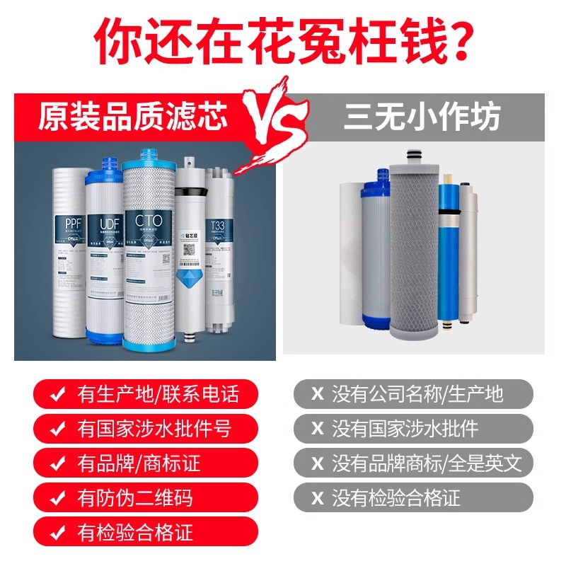 Adaptable al filtro de Jardín de Fujian 10 pulgadas 185EFJHlG accesorios serie filtración de agua del grifo