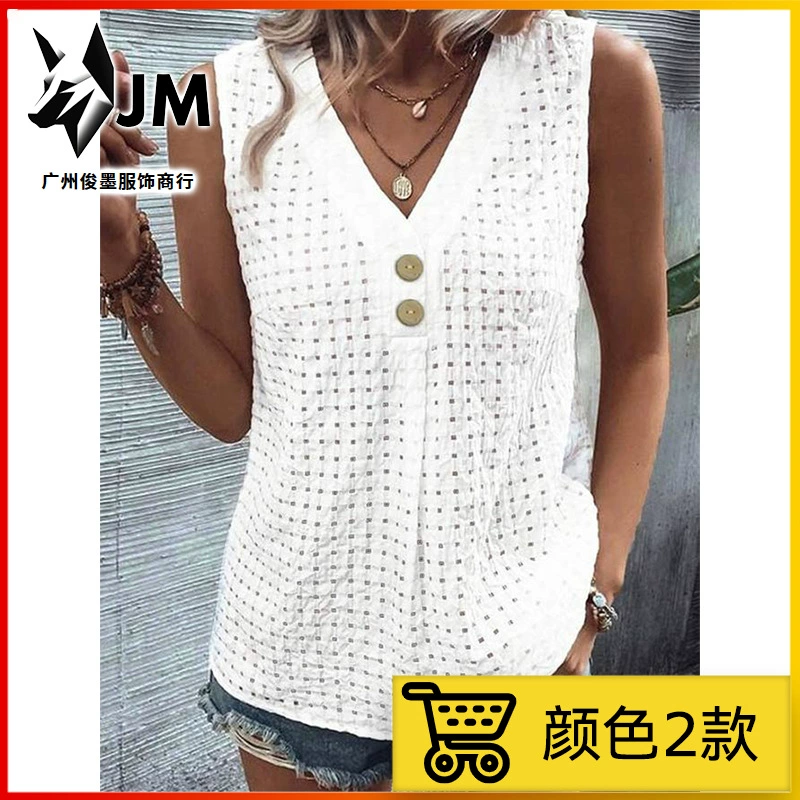 2023 Независимая станция желает Amazon Explosions Летняя простая футболка с короткими рукавами и металлической пряжкой с принтом, женская одежда