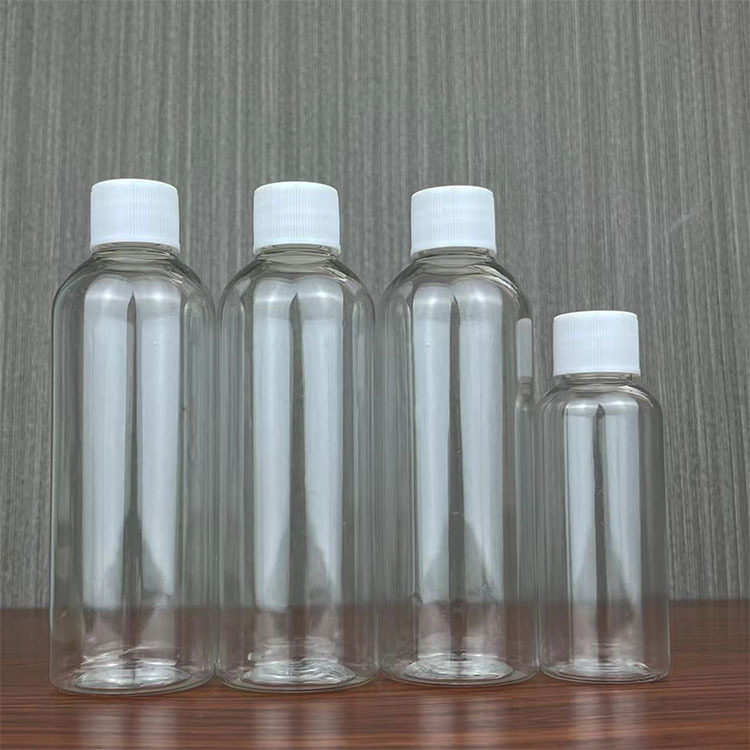 Wholesale 30ml50ml100ml transparent plastic bottle small mouth bottle sub-bottling fishing material bottle solid particle bottle
