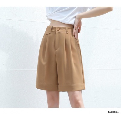 suit full marks Pants 2022 new pattern Easy Large spring and autumn Exorcism Straight Broad leg leisure time shorts