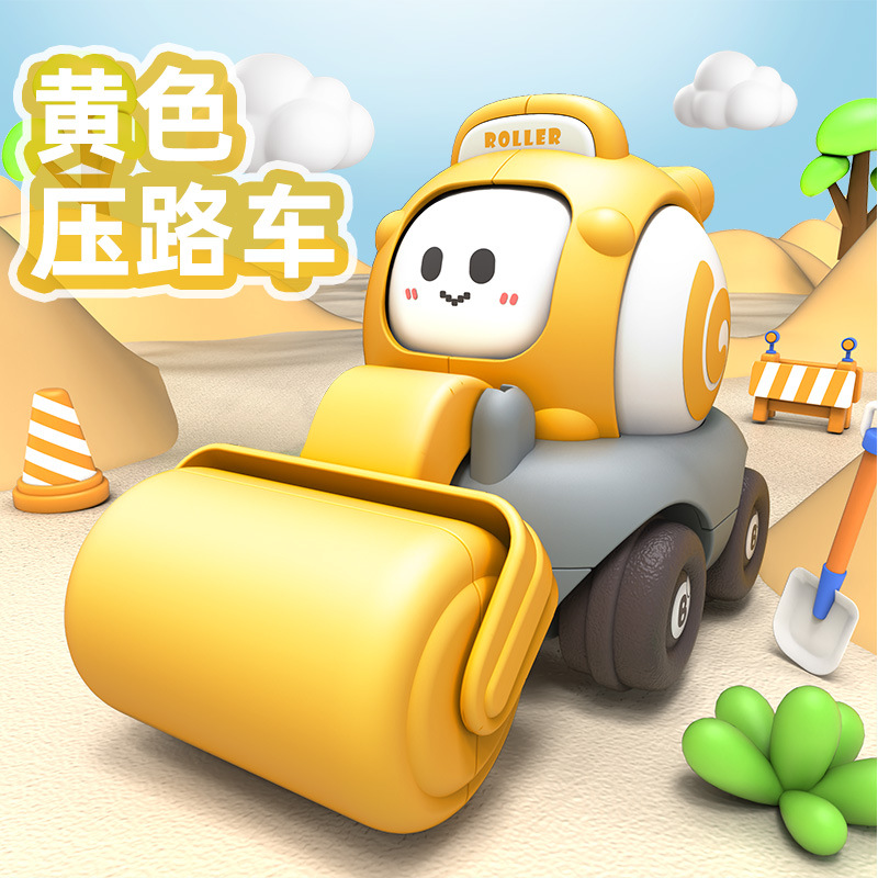 Lindo y divertido coche de ingeniería inercial para niños, excavadora, coche de animales, coche de juguete, patio de recreo, puesto de regalo al por mayor