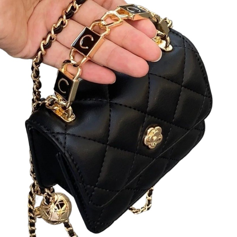 Gesteppte Mini Umhängetasche Für Damen Im Luxuriösen Chanel Stil_voghion.com