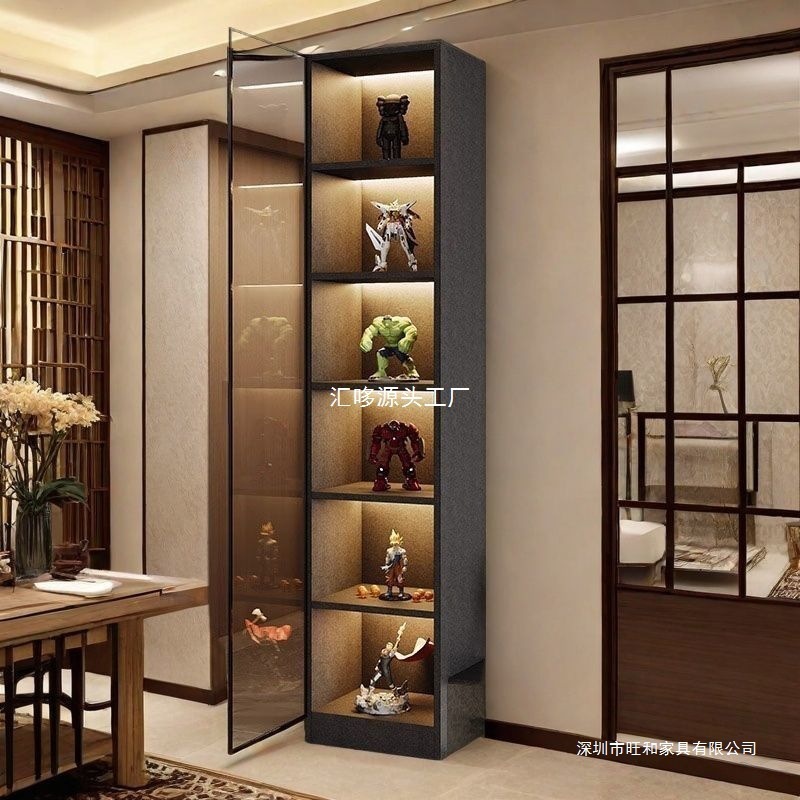 玻璃酒柜靠墙现代简约客厅小酒柜家用小型轻奢餐厅柜子|undefined