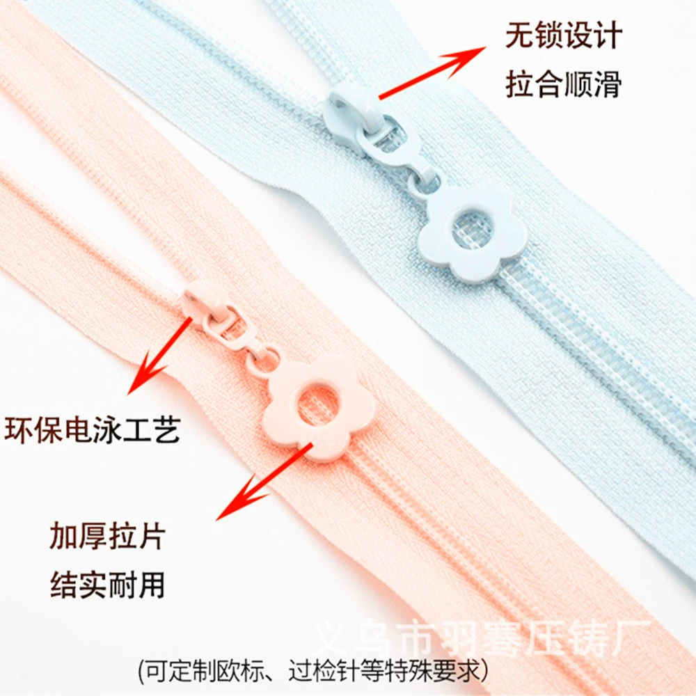Bag accessory with zipper, nylon cosmetic bag, 3 size, 5 size