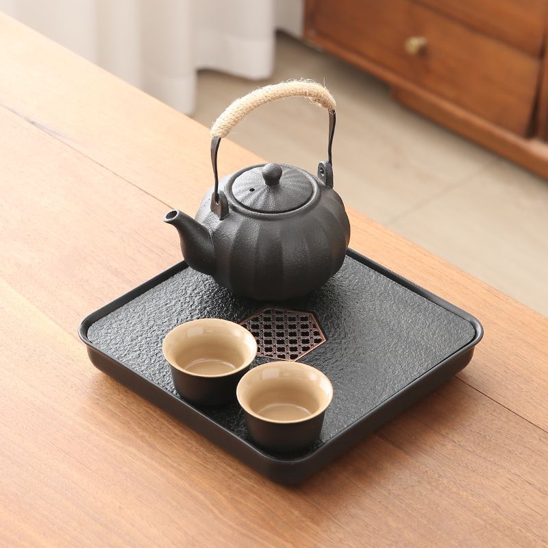 리프트  호박냄비 360ml + 컵 2개 + 티 트레이