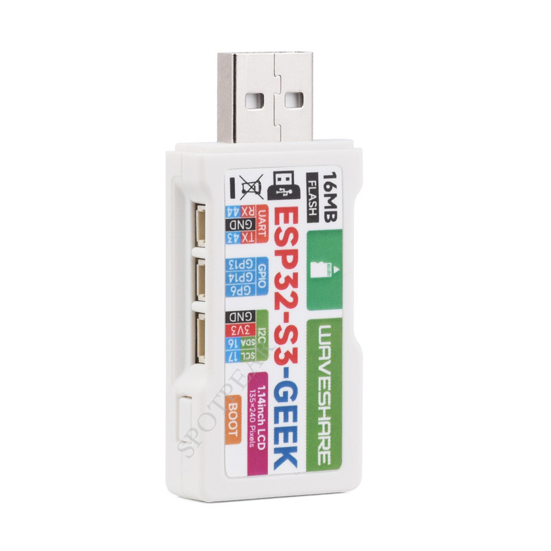 ESP32-S3開発ボードESP32-S3R2極客1.14インチlcd st 7789 usbドングル|undefined