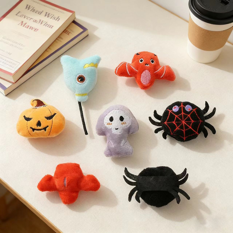 Funny cute Halloween ghost pumpkin doll DIY hairpin hairpin accessories keychain pendant Accessories Wholesale